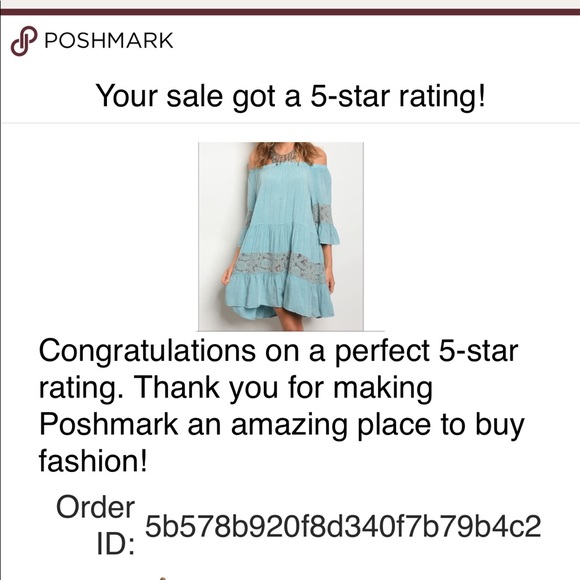 🦋More Shoulder Blue Boho Dress 👗Sale 1 Left - Picture 4 of 4